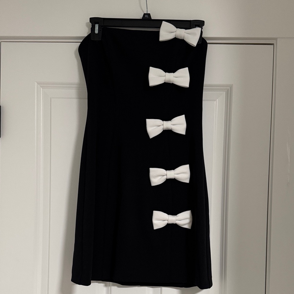 Liv Foster strapless mini dress
